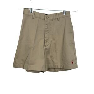 Ralph Lauren Polo Sport Khaki Shorts Women’s Size 8 USA Made Classic Preppy
